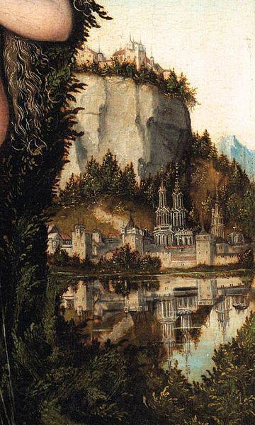 Lucas Cranach Venus Standing in a Landscape Spain oil painting art